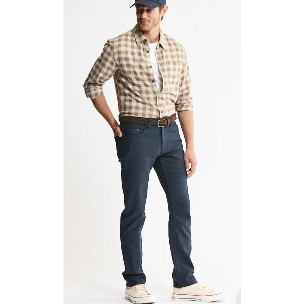 Jach's NY 5 Pocket Stretch Men's Pants NWT Navy w/ Flex Waistband 32x29